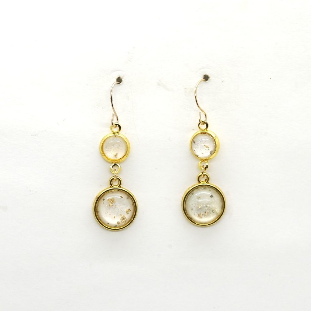 White Gold Earrings